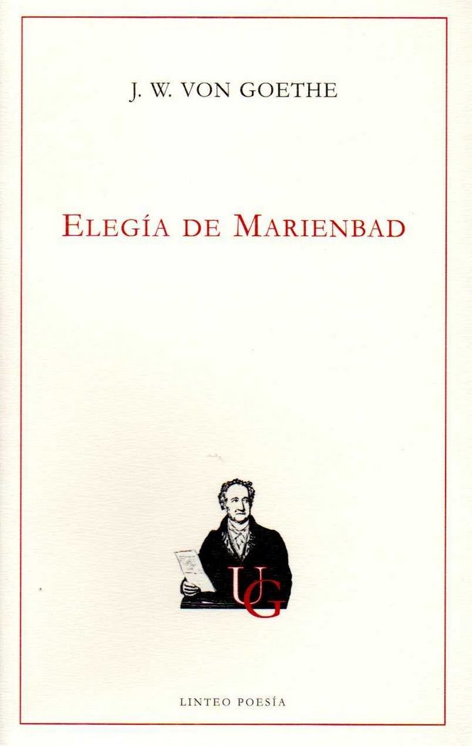 Elegía de Marienbad, de von Goethe | portada del libro