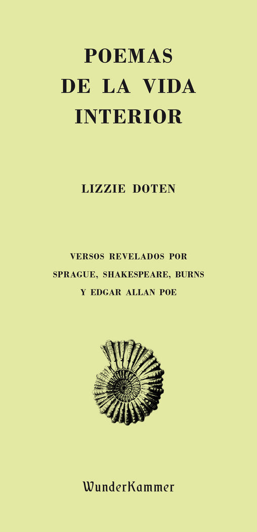 Poemas de la vida interior, de Doten, Lizzie | portada del libro