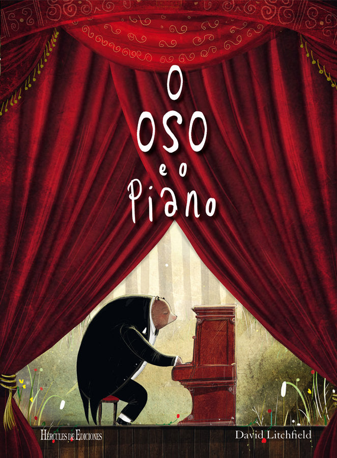 O oso e o piano, de Litchfield, David | portada del libro