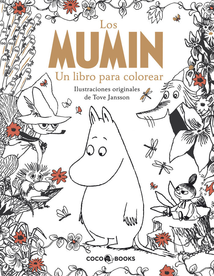 LOS MUMIN, UN LIBRO PARA COLOREAR, de Jansson, Tove | portada del libro