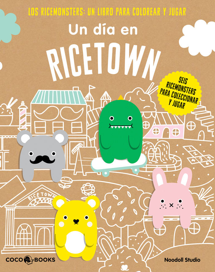 UN DÍA EN RICETOWN, de Noodoll Studio | portada del libro