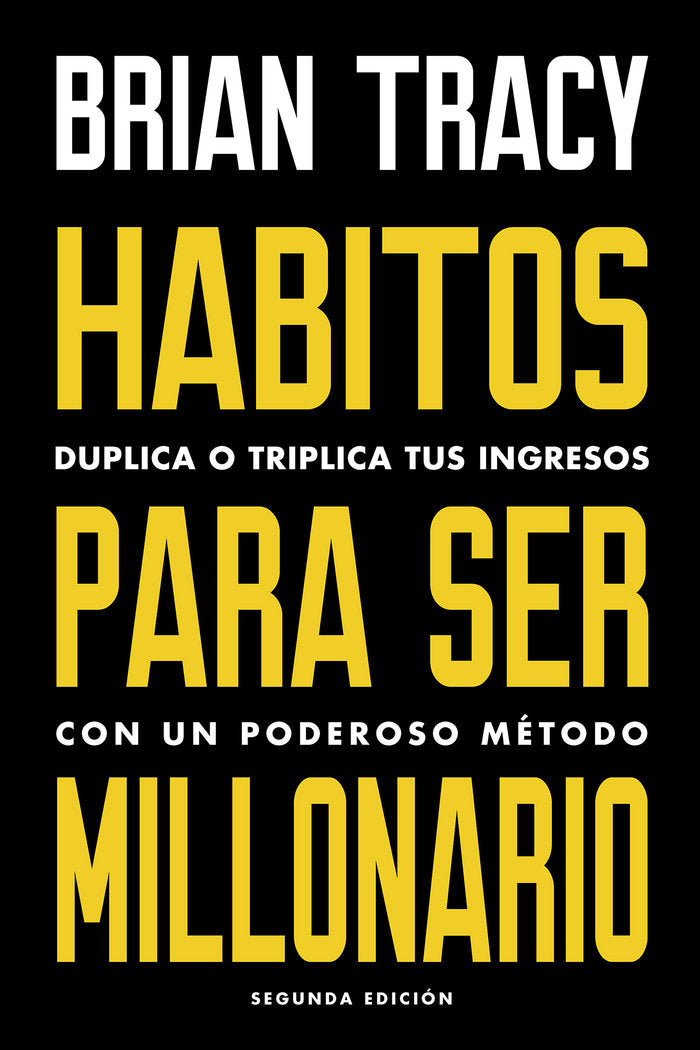 Hábitos para ser millonario, de Tracy, Brian | portada del libro
