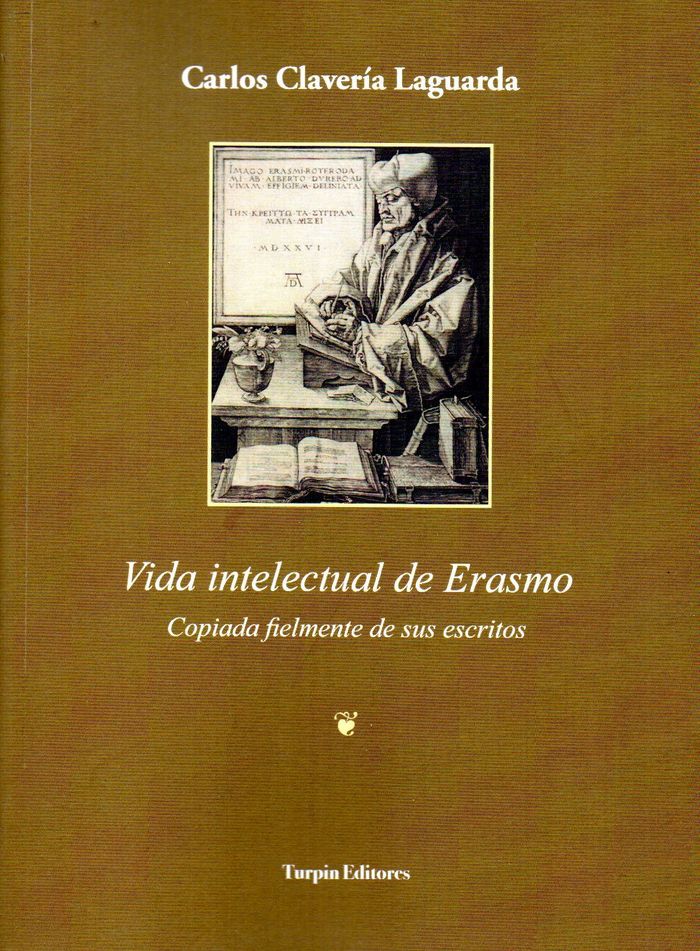 Vida intelectual de Erasmo, de Clavería Laguarda, Carlos | portada del libro