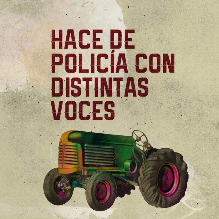 HACE DE POLICíA CON DISTINTAS VOCES, de PEDRO LETAI | portada del libro