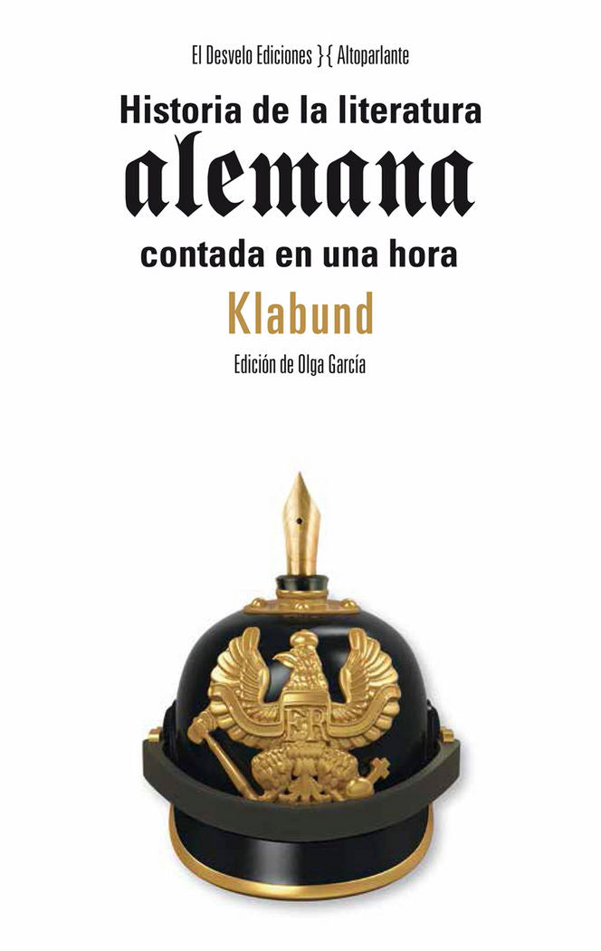 Historia de la literatura alemana contada en una hora, de Henschke 'Klabund', Alfred | portada del libro