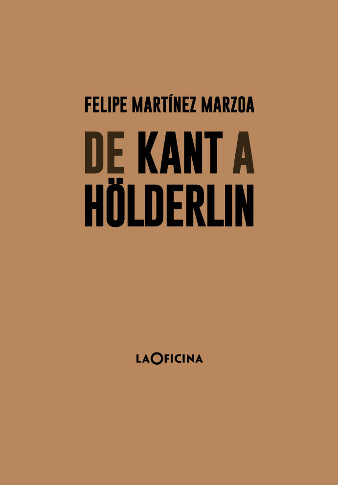 De Kant a Hölderlin, de Martínez Marzoa, Felipe | portada del libro