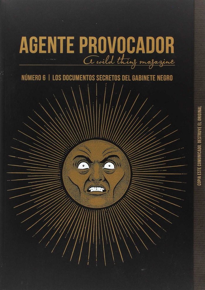 AGENTE PROVOCADOR (A WILD THING MAGAZINE) Nº6 | portada del libro