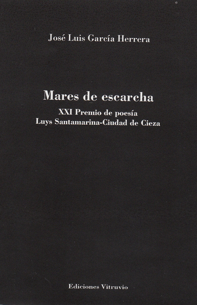 Mares de escarcha, de García Herrera | portada del libro