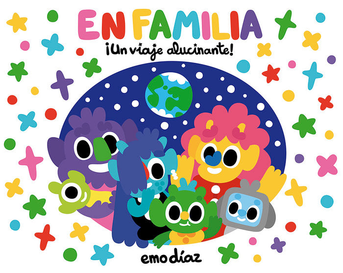 En familia. ¡Un viaje alucinante!, de Díaz, Emo | portada del libro