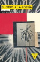 ODIO A LA POESIA,EL, de Ben Lerner | portada del libro