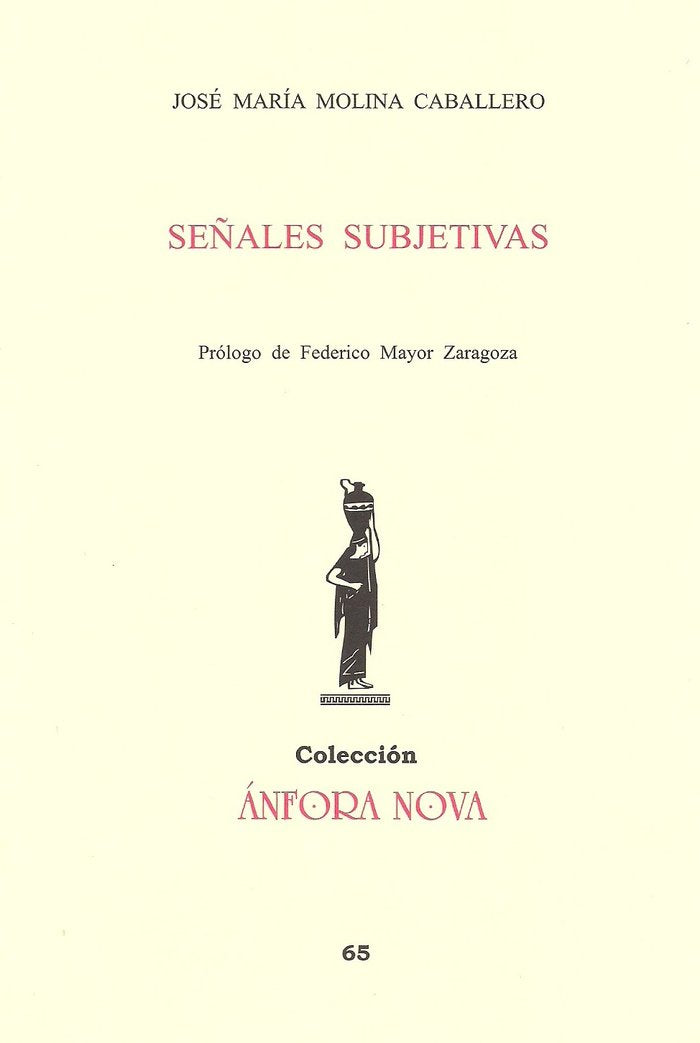 Señales subjetivas, de Molina Caballero, José María | portada del libro