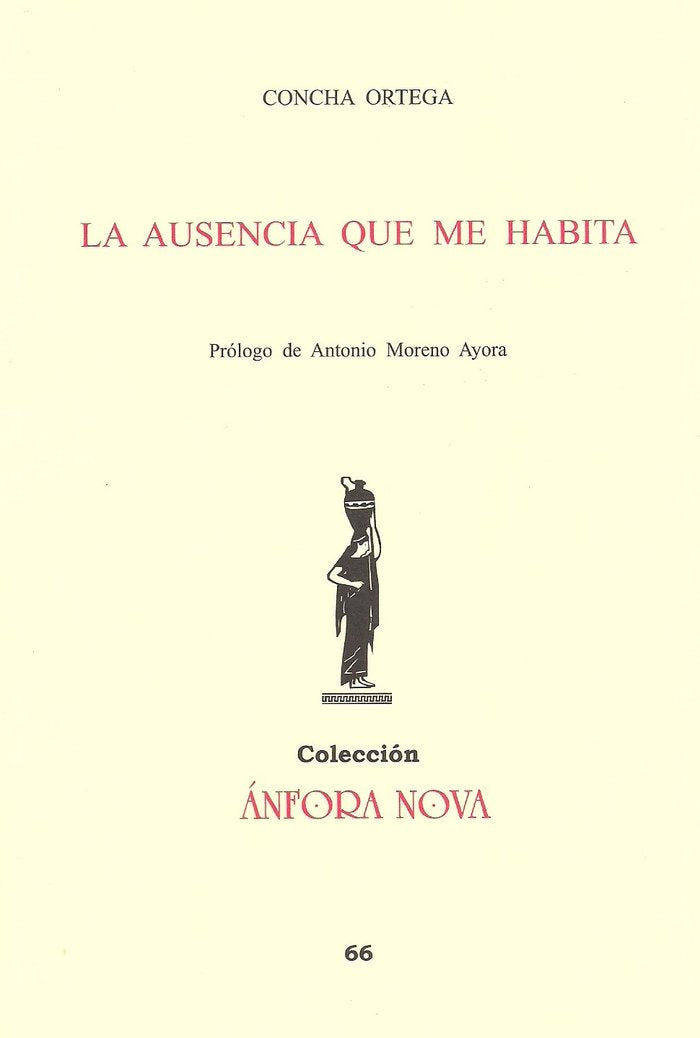 La ausencia que me habita, de Ortega, Concha | portada del libro