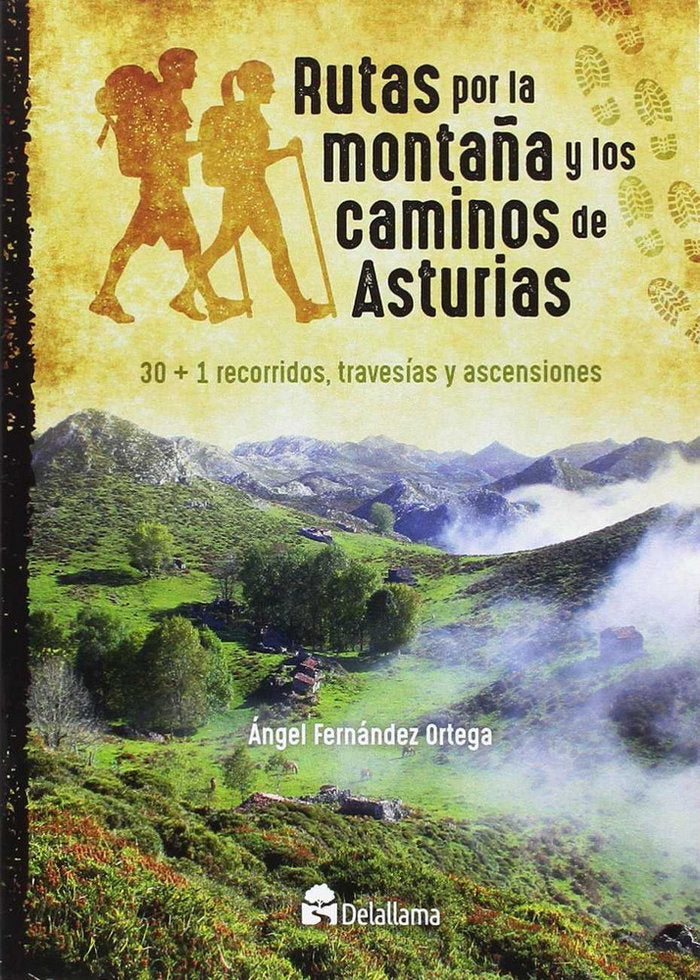 Rutas por la montaña y los caminos de Asturias, de Fernández Ortega | portada del libro