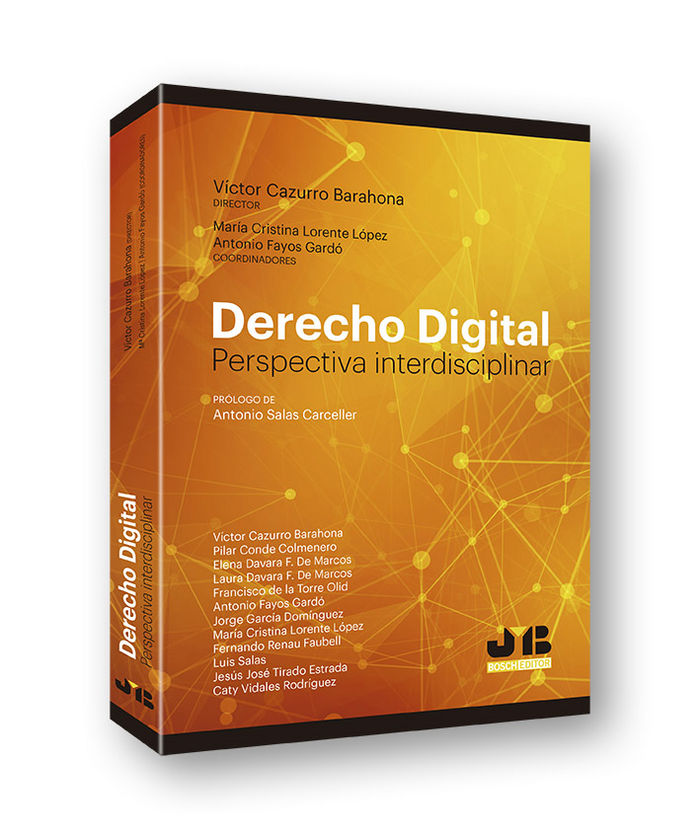 Derecho Digital, de Cazurro Barahona, Víctor | portada del libro