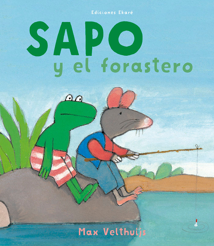 Sapo y el forastero, de Max Velthuijs | portada del libro