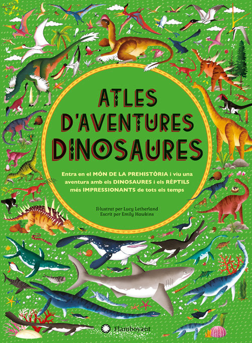 Atles d'aventures dinosaures, de Hawkins, Emily | portada del libro