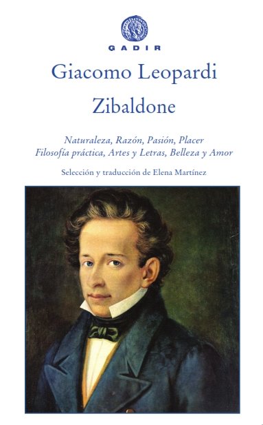 ZIBALDONE, de Leopardi | portada del libro