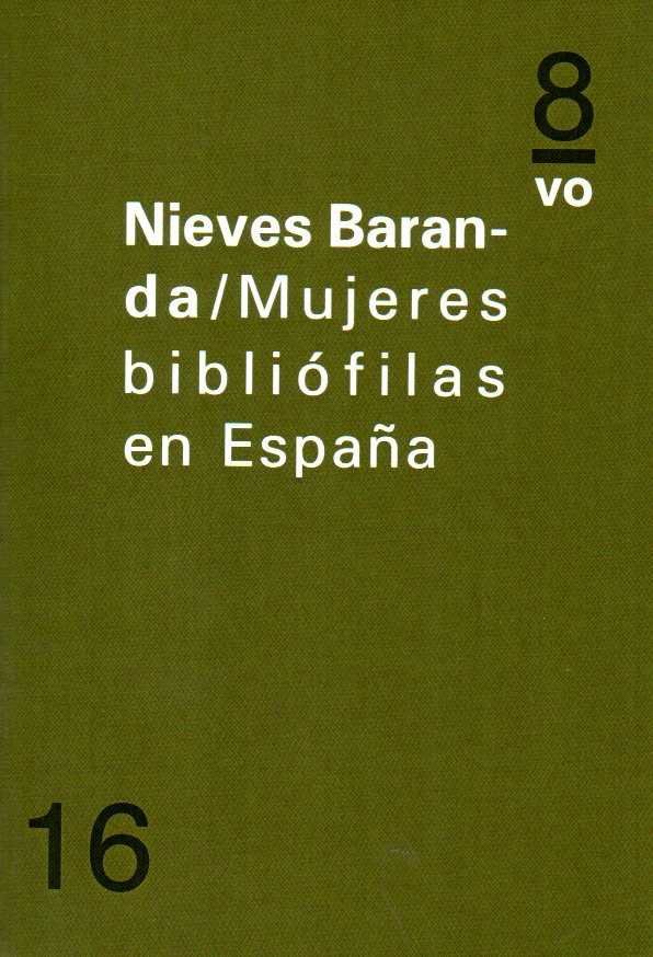 Mujeres bibliófilas en España, de Baranda | portada del libro