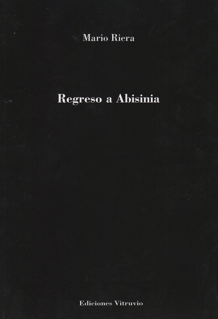 Regreso a Abisinia, de Riera | portada del libro