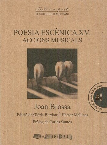 Poesia escènica XV, de Brossa i Cuervo, Joan | portada del libro