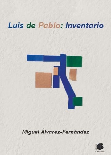 Luis de Pablo: inventario | portada del libro