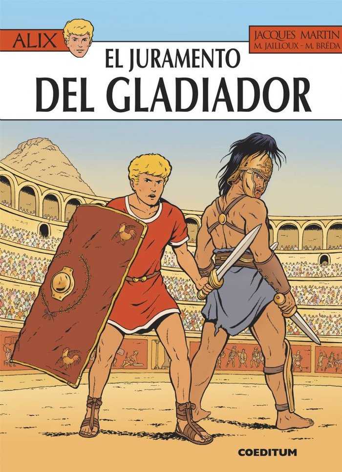 Alix El Juramento del Gladiador, de Breda, Mathieu | portada del libro