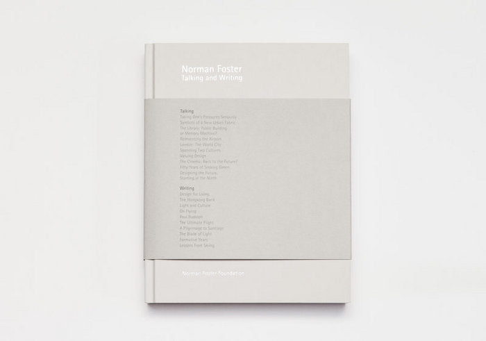 NORMAN FOSTER. TALKING AND WRITING, de NORMAN FOSTER | portada del libro