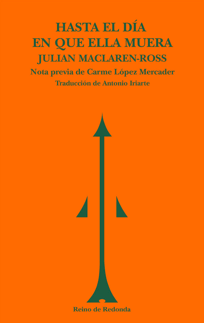 Hasta el día en que ella muera, de MACLAREN-ROSS | portada del libro
