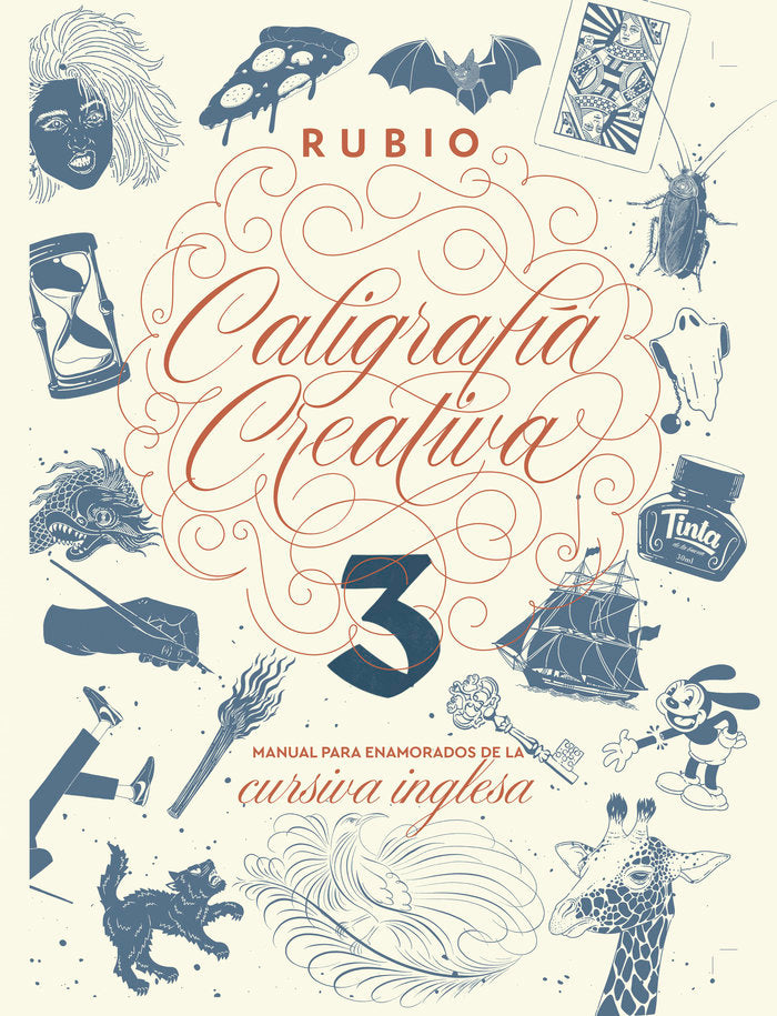 Caligrafía creativa 3. Manual para enamorados de la caligrafía inglesa, de Varios autores | portada del libro
