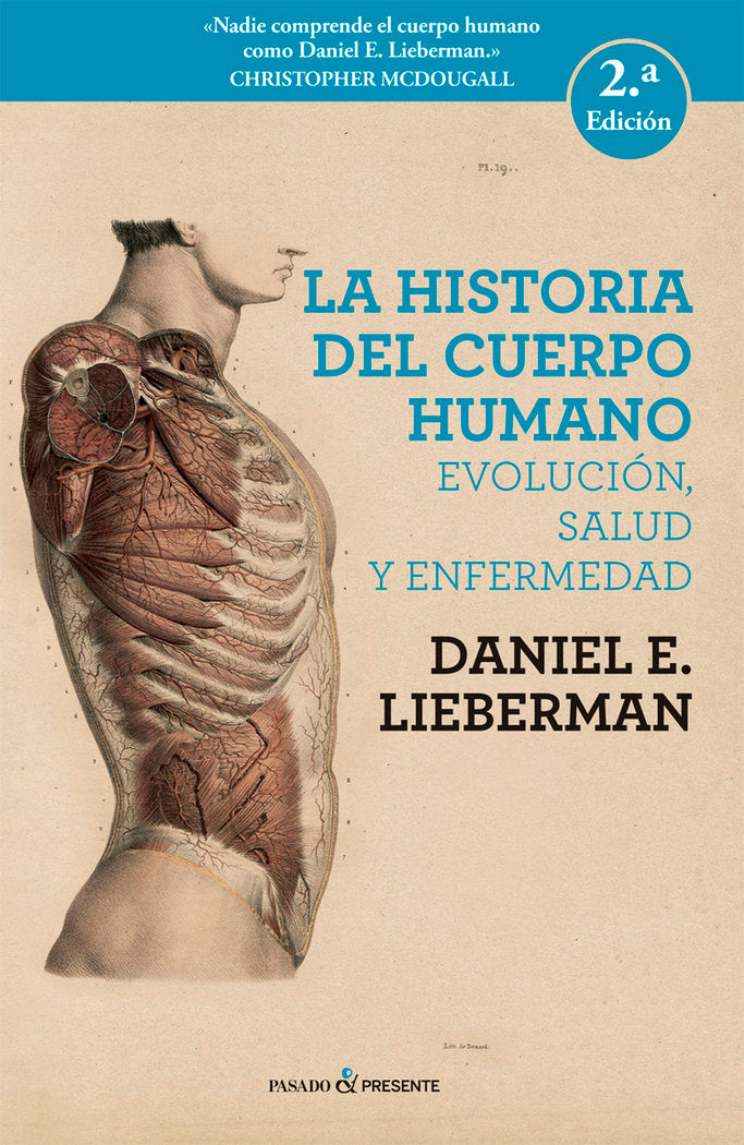 La historia del cuerpo humano, de Lieberman, Daniel E. | portada del libro