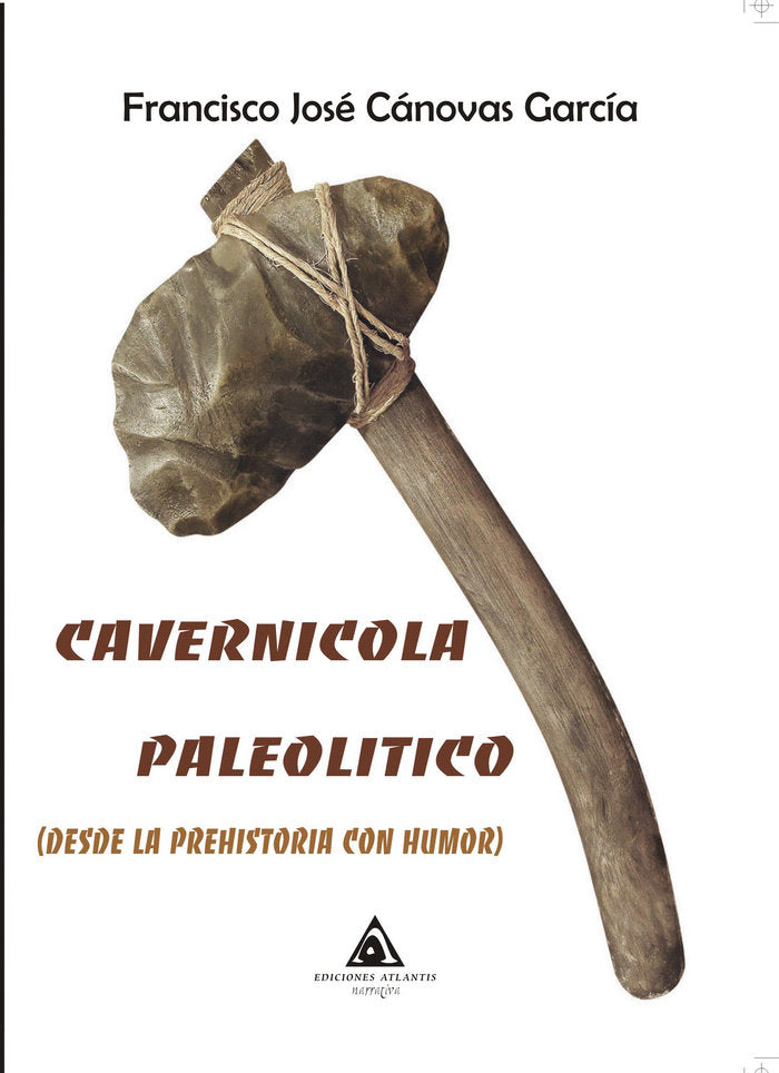 Cavernícola Paleolítico, de Cánovas García | portada del libro