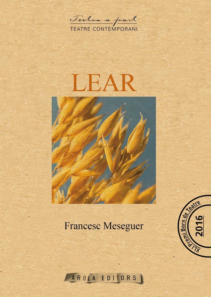 Lear, de Meseguer Aragall, Francesc | portada del libro