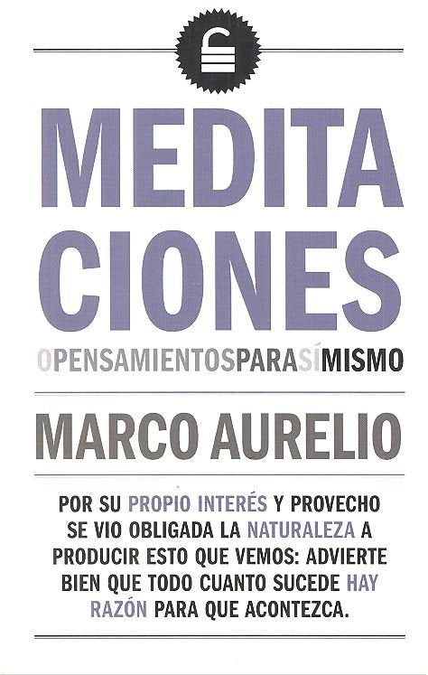 MEDITACIONES, de AURELIO,MARCO | portada del libro
