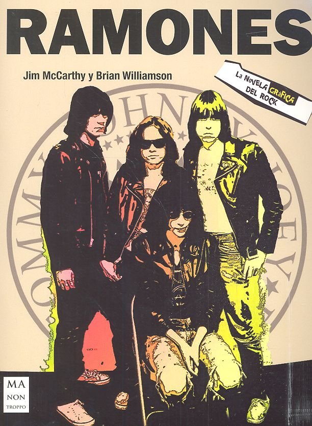 Ramones - La novela gráfica del rock, de Williamson, Brain | portada del libro