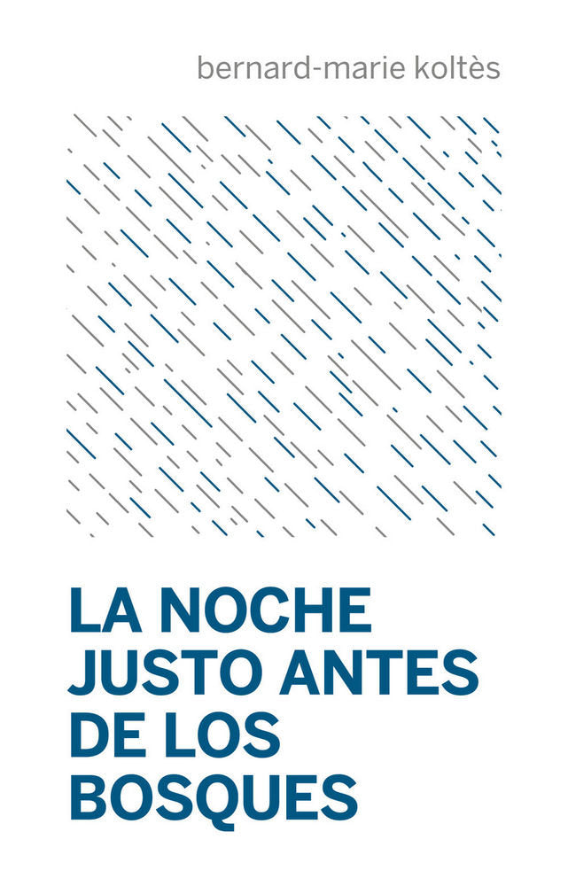 La noche justo antes de los bosques, de Koltès | portada del libro