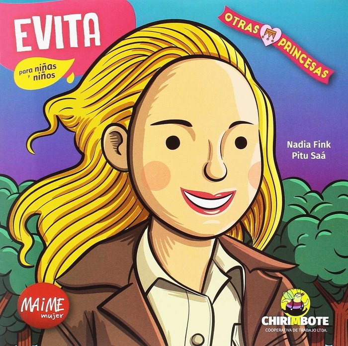 EVITA PARA CHICAS Y CHICOS (CHIRIMBOTE), de NADIA FINK#PITU SAA | portada del libro
