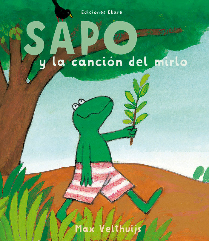 Sapo y la canción del mirlo, de Max Velthuijs | portada del libro