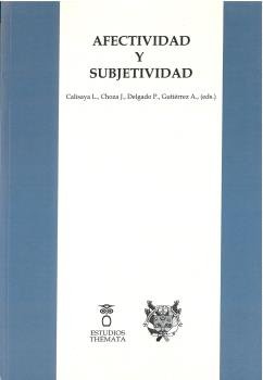 Afectividad y subjetividad, de CHOZA, J. | portada del libro