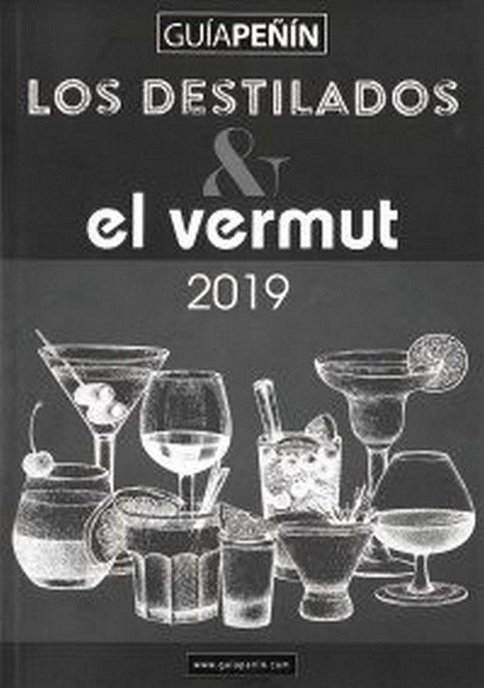 Guía Peñín Los Destilados y el Vermut 2019, de PIERRE COMUNICACIÓN INTEGRAL, S.L C | portada del libro