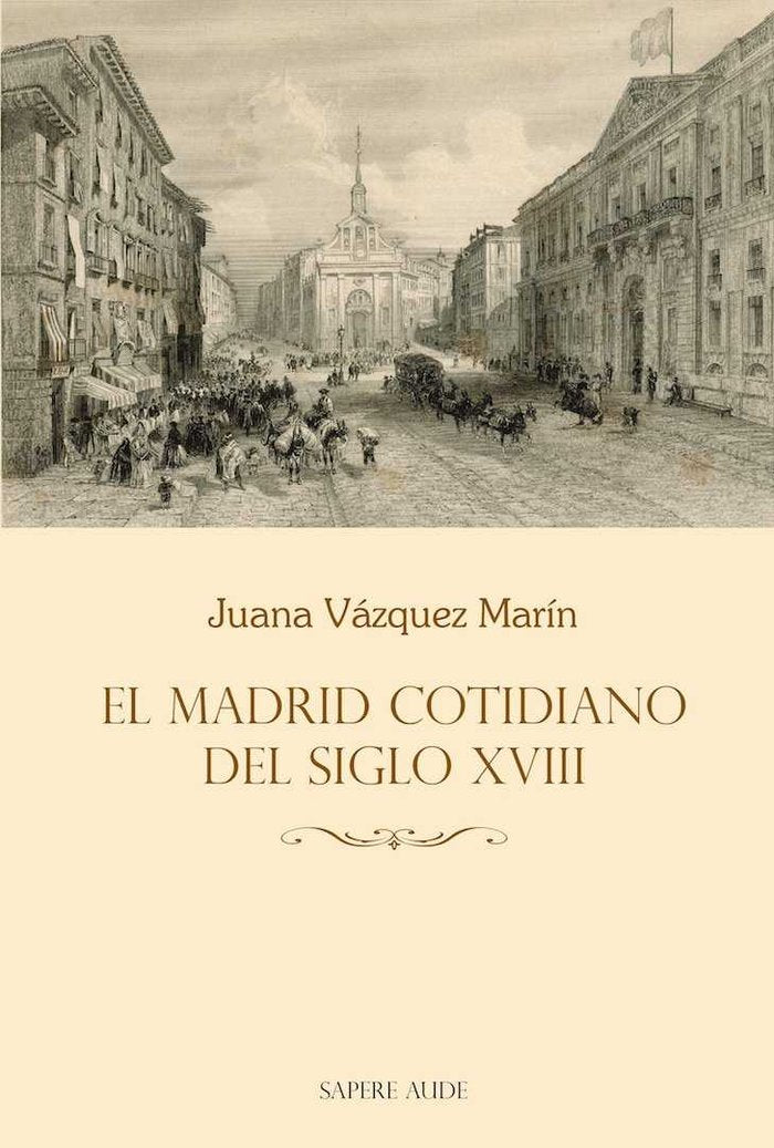 El Madrid cotidiano del siglo XVIII | portada del libro
