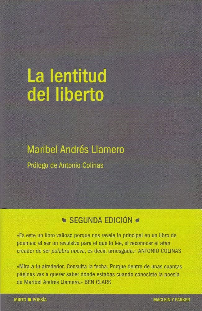 La lentitud del liberto, de Andrés Llamero | portada del libro