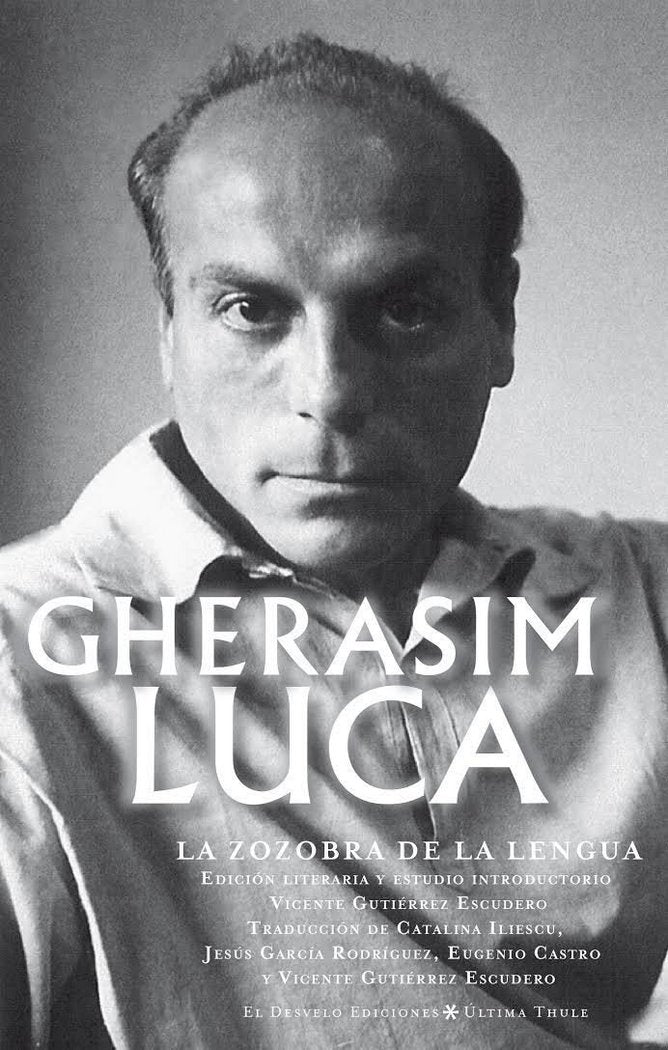 La zozobra de la lengua, de Luca, Gherasim | portada del libro