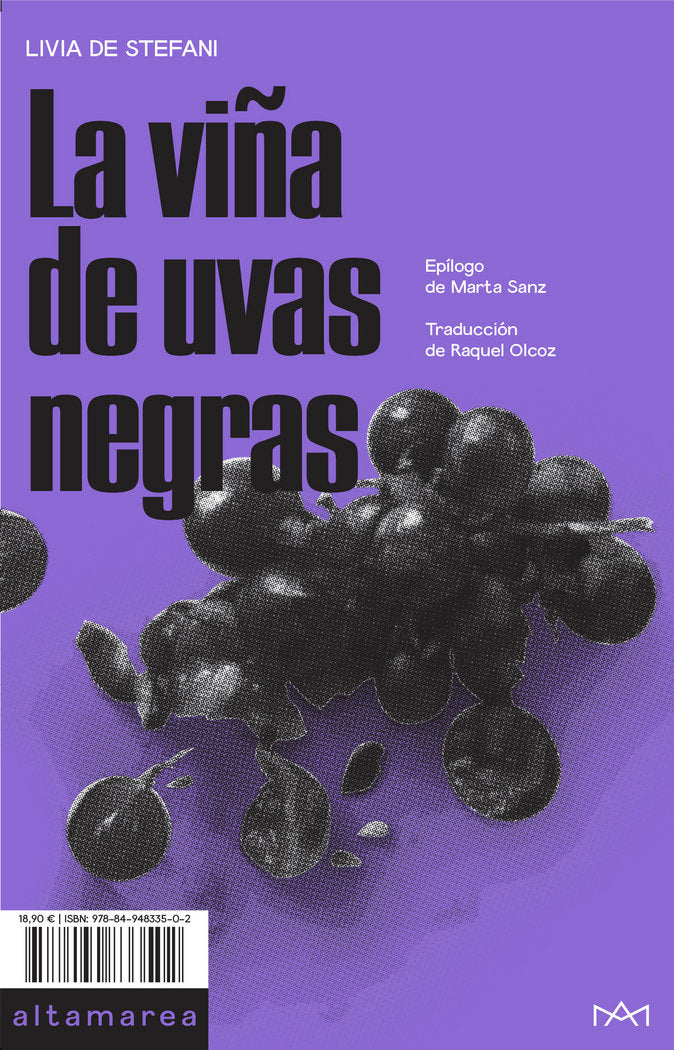 La viña de uvas negras, de De Stefani, Livia | portada del libro