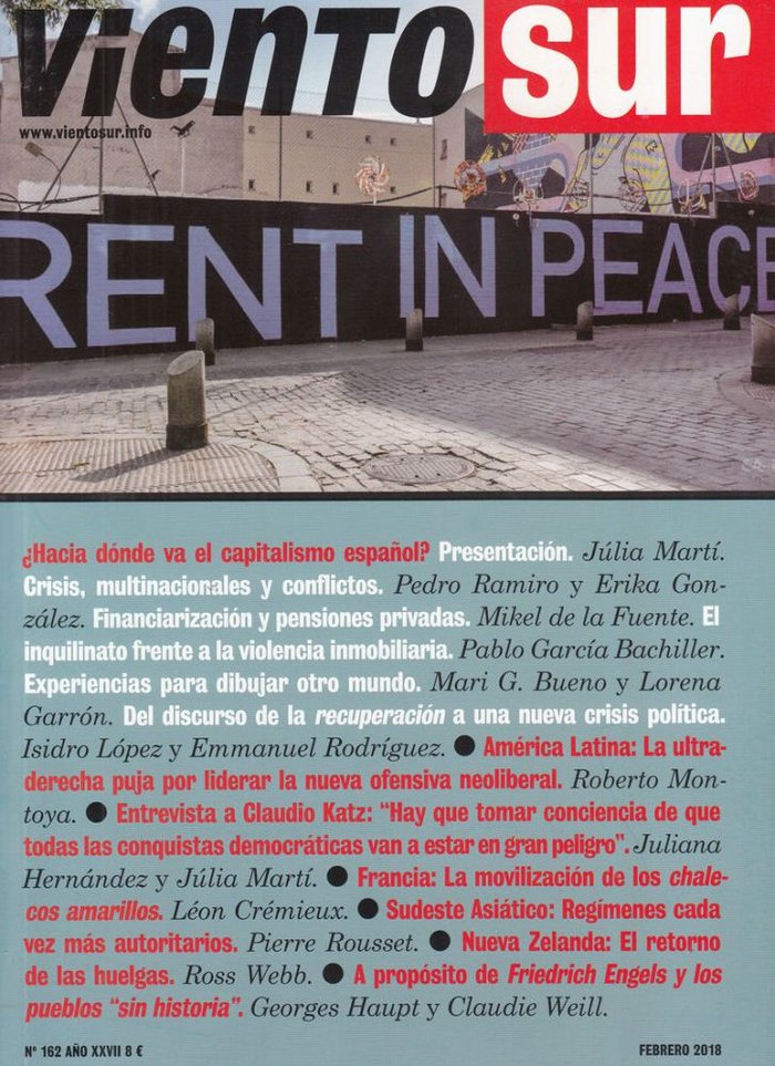 VIENTO SUR 162 | portada del libro