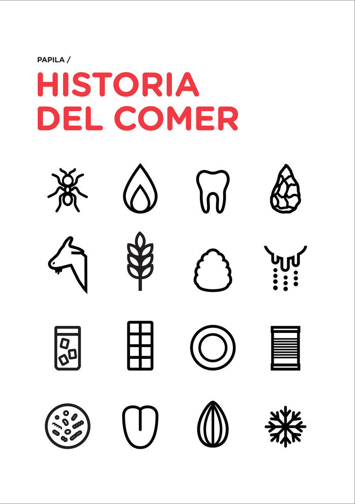 Historia del comer, de Papila | portada del libro