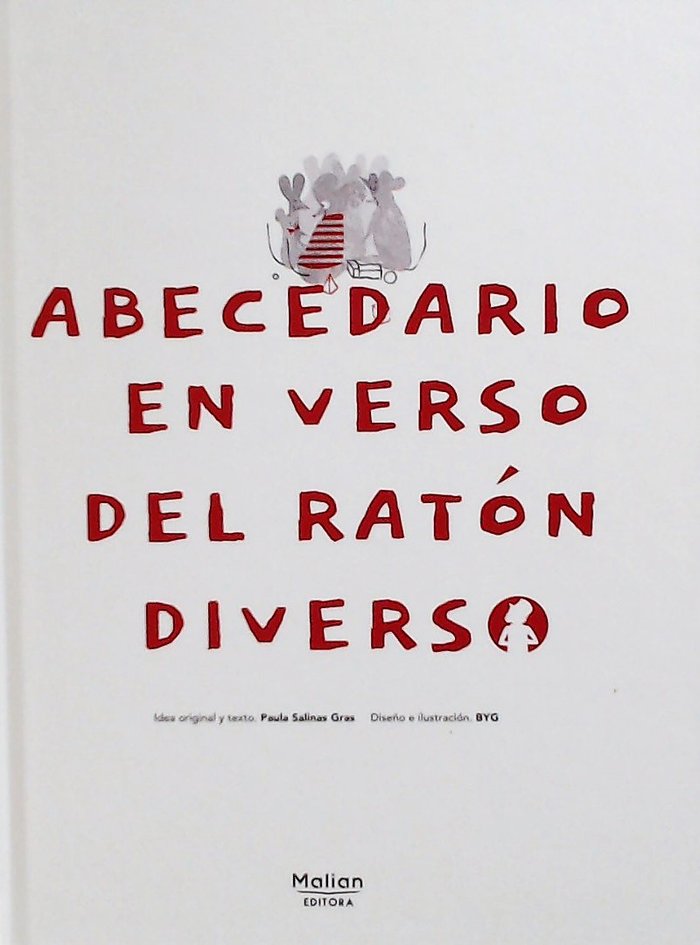 ABECEDARIO EN VERSO DEL RATÓN DIVERSO, de SALINAS GRAS, PAULA | portada del libro