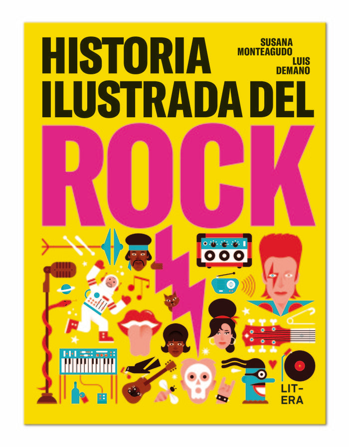 Historia ilustrada del rock, de Monteagudo Duro, Susana | portada del libro