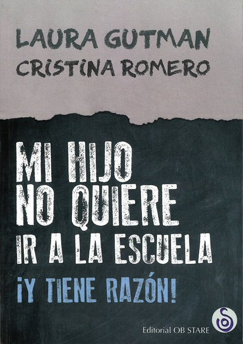 MI HIJO NO QUIERE IR A LA ESCUELA, de Gutman | portada del libro