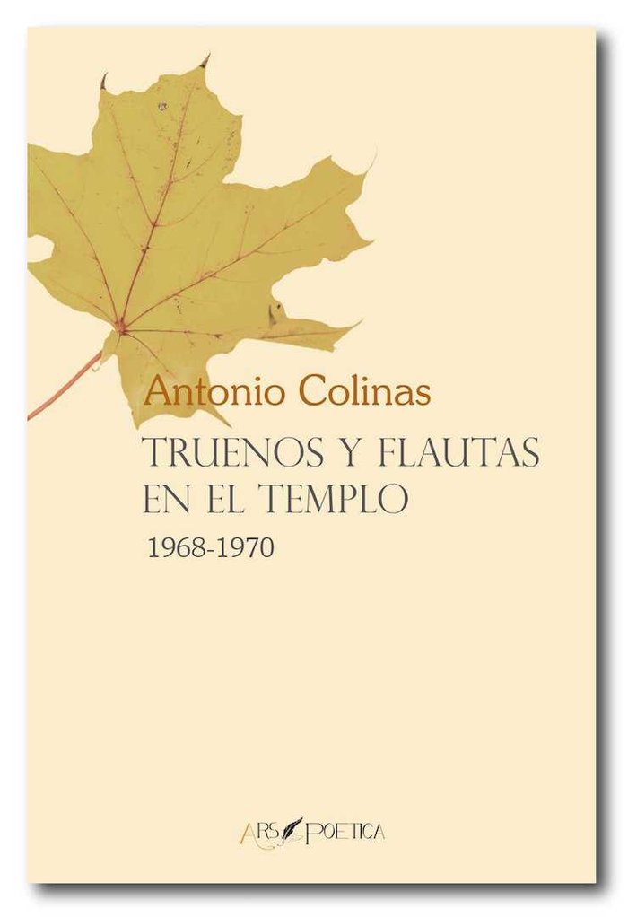 Truenos y flautas en un templo | portada del libro