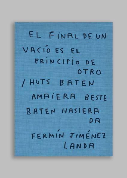 El final de un vacío es el principio de otro, de JIMENEZ LANDA | portada del libro